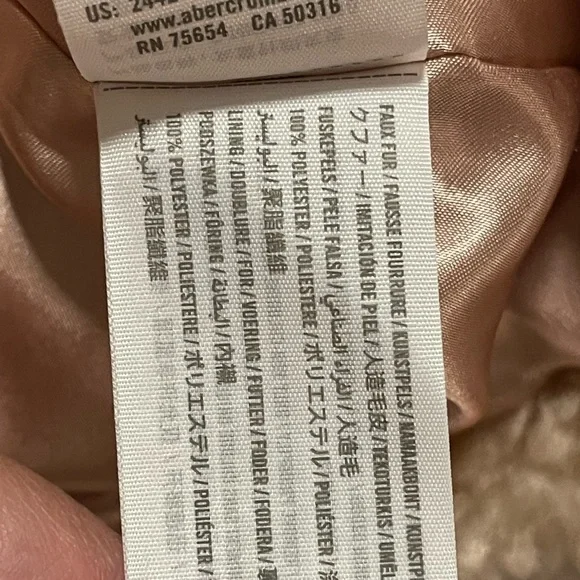 Abercrombie Kids Coat (girls) Size 15-16 - Picture 3 of 4